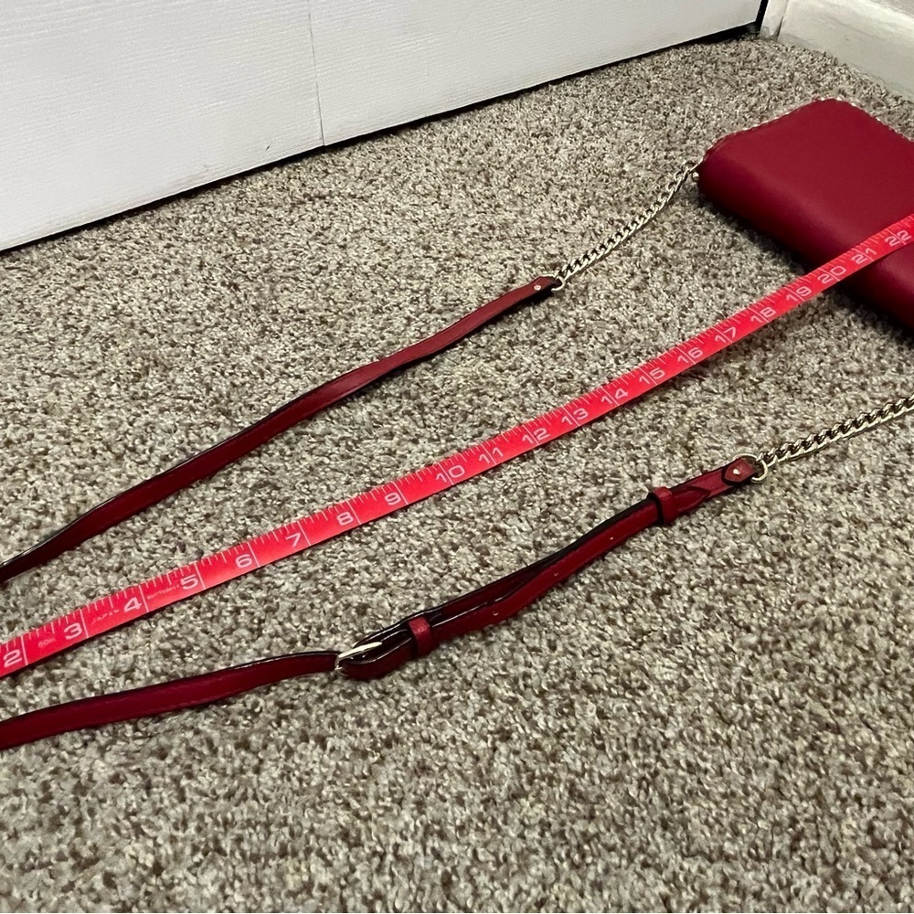 Victoria's Secret Red Clutch/Purse with Gold Accents - Picture 13 of 14